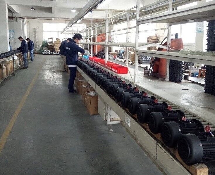 Fuan Zhongzhi Pump Co., Ltd. linea di produzione del produttore