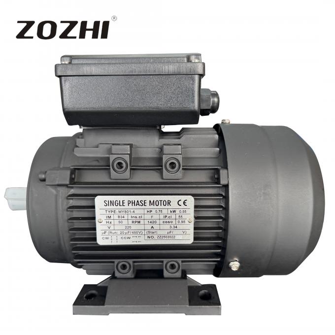 50Hz 0,55KW 0,75HP 1440rpm condensatore monofase di avvio di funzionamento motore di induzione asincrono 220V/230V AC Volta 60Hz Potenza nominale di frequenza 2