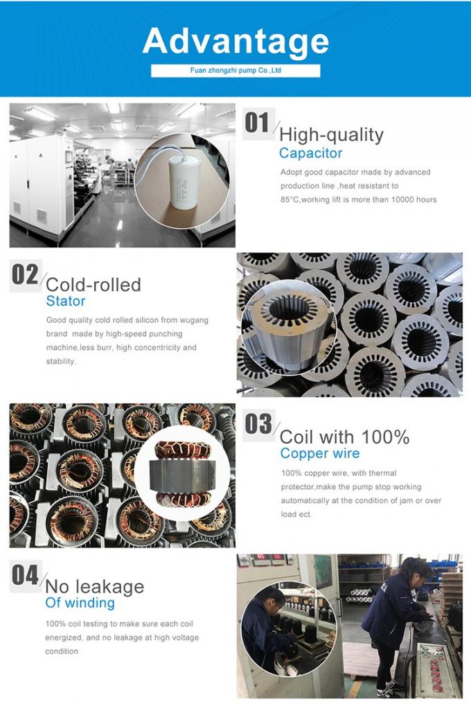 50Hz 0,75KW 1HP 1440rpm Condensatore monofase-avvio di funzionamento Motore di induzione asincrono 220V/230V AC Volta 60Hz Potenza nominale di frequenza 14