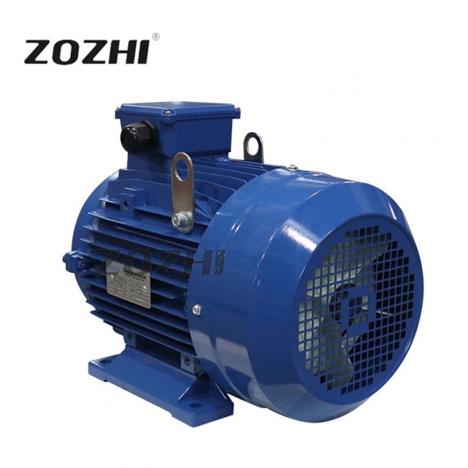 Motore a induzione elettrica trifase da 5,5KW 4HP Albero maschio 380V AC Volta 50Hz Impermeabile Potenza nominale 5KW per macchina di pulizia 3