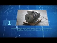 Colore del nero del motore dell'albero cavo di ZOZHI HS100L3-4 5.5HP/4KW