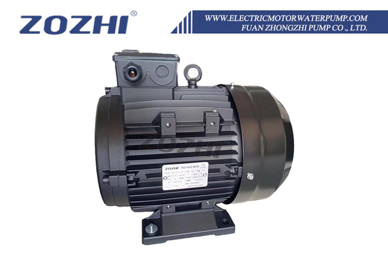 Motore elettrico con albero cavo da 7,5HP, classe di isolamento F, per temperatura ambiente 0-40°C, potente e affidabile